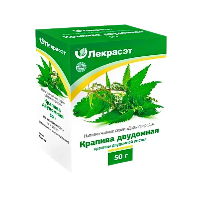 Lekraset žolelių arbata „Dilgėlių lapai“, 50 g