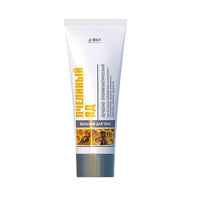 „Pčelinyj jad“ Balzamas kūnui su bičių nuodais, 75 ml