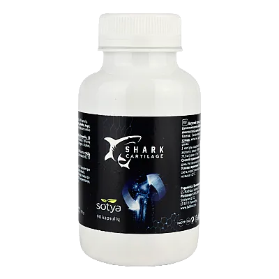 Sotya ryklio kremzlės, 90 kapsulių 