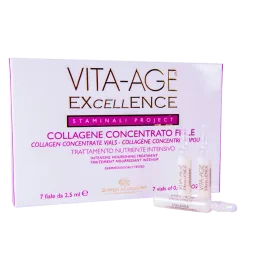 Vita-Age Excellence Kolageno koncentratas veido, kaklo ir dekoltė odai, 7 ampulės