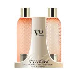 Gemstone „Neroli & Amber“ dušo želė ir losjonas kūnui, rinkinys, 2 x 300 ml