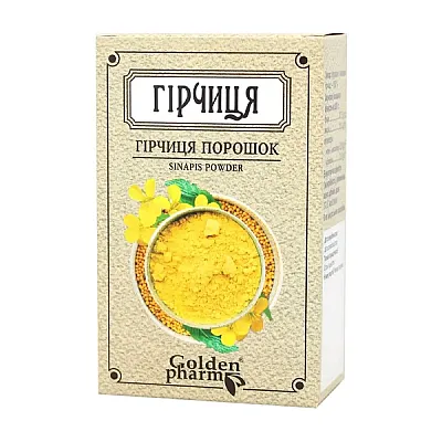 Golden pharm garstyčių milteliai, 100 g