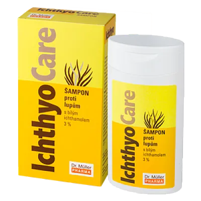 Dr. Muller IchthyoCare, baltojo ichtiolo šampūnas nuo pleiskanų, 100 ml