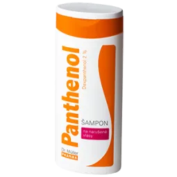 Dr. Muller Pantenol šampūnas 2 % pažeistiems plaukams, 250 ml