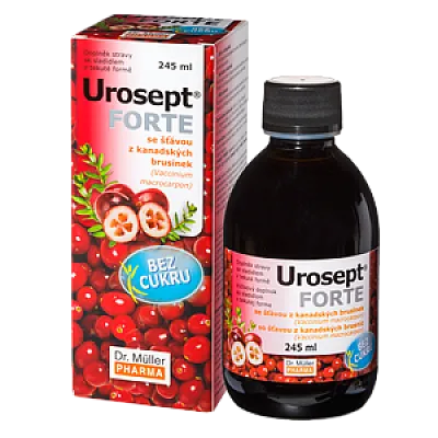 Dr. Muller urosept forte be cukraus, 245 ml