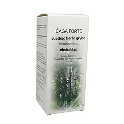 Čaga forte juodojo beržo grybo (įžulniojo skylenio) ekstraktas, 90 ml