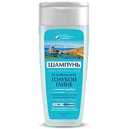 Šampūnas su Baikalo žydruoju moliu ir sidabro jonais, 270 ml