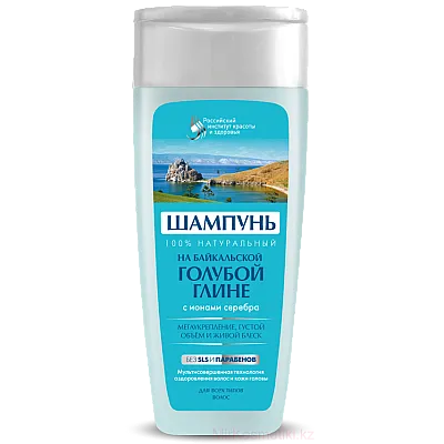 Šampūnas su Baikalo žydruoju moliu ir sidabro jonais, 270 ml