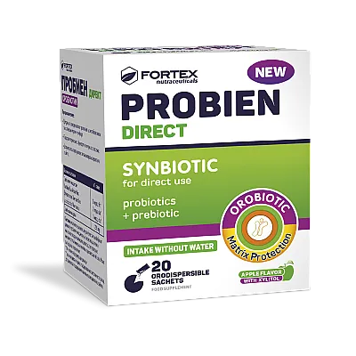 Gerosios bakterijos virškinimui probiotikai direct, 20 pakelių