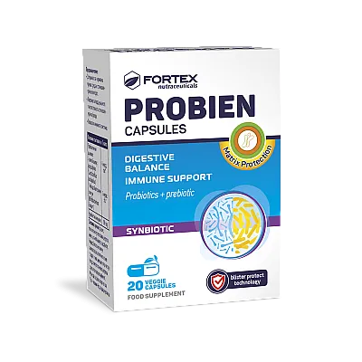 Gerosios bakterijos virškinimui probiotikai, 20 kapsulių