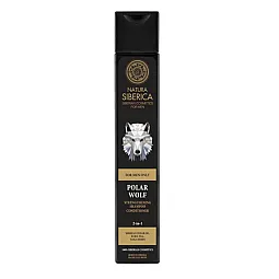 Natura siberica šampūnas-balzamas 2 in 1 polar wolf vyrams, 250 ml