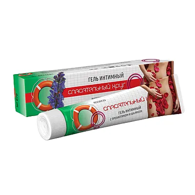 Gelbėjimo ratas®, intymios higienos gelis su prebiotiku ir šalaviju, 50 g