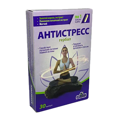 Herbal antistress, 30 kapsulių