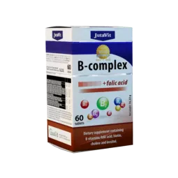 Vitamino B kompleksas + folio rūgštis, 60 tablečių